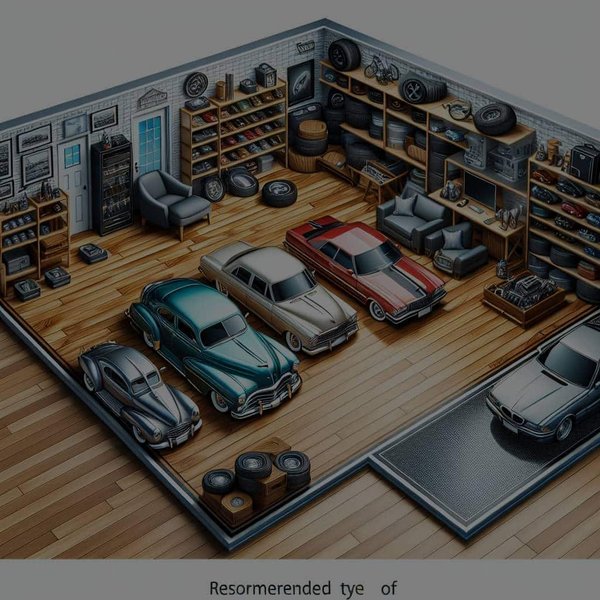 Quel type de revêtement de sol est recommandé pour un garage personnel abritant une collection de voitures classiques?