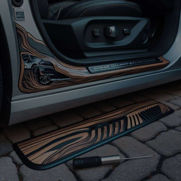 Quelle est l'efficacité des protections de seuil de porte pour préserver l'esthétique d'une Dodge Charger?