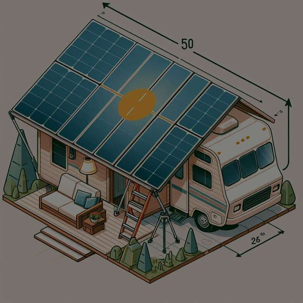 Quel est le meilleur angle d'inclinaison pour les panneaux solaires sur un camping-car?